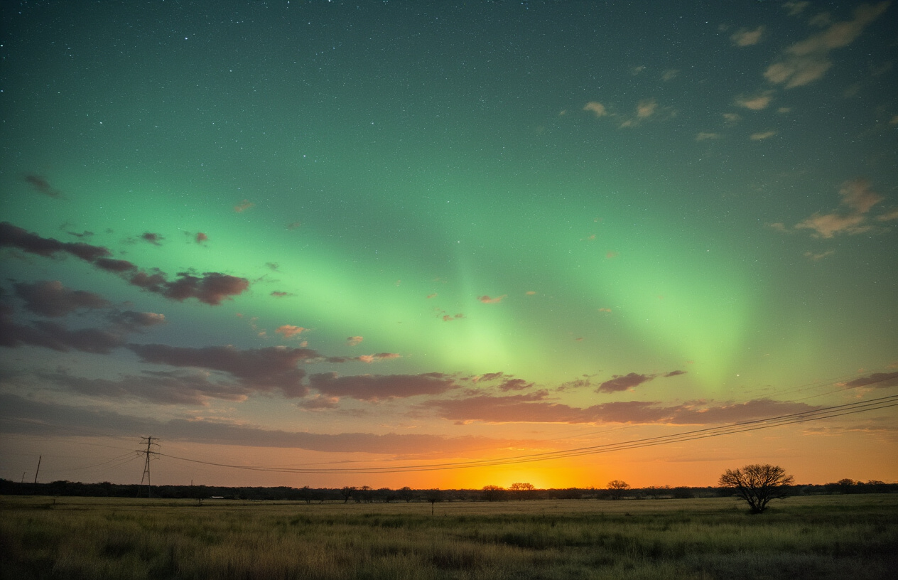 Texas Aurora Viewing Prospects and Challenges